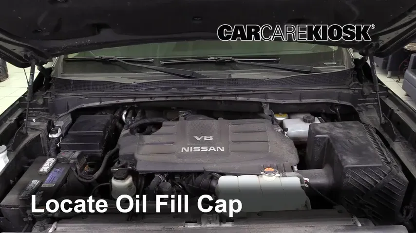 2017 Nissan Titan XD SL 5.6L V8 Oil